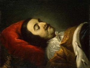 Таннауер И.Г. Портрет Петра I на смертном одре. 1725. ГЭ